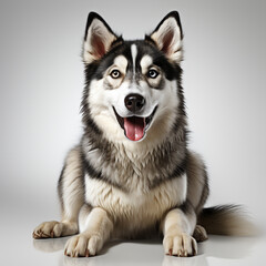 Fototapeta premium Cute Siberian Husky Dog