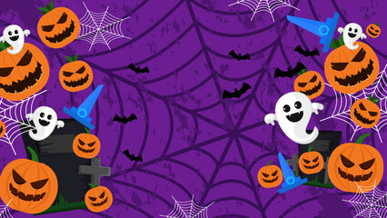 Halloween background for banners, animations, posters, and design elements.