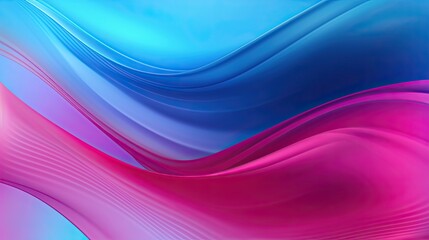 Abstract Background blue and pink color with Gaussian blur smooth and waves. concepts.