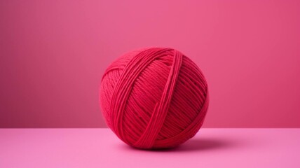 Fototapeta premium red ball of wool