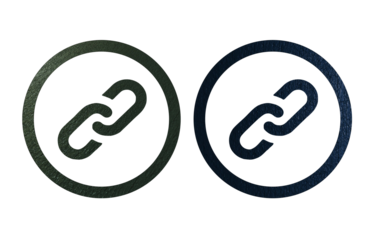 chain icon symbil with texture for luxury brochure invitation ad or web template paper