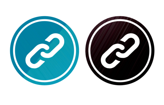 chain icon symbil with texture for luxury brochure invitation ad or web template paper