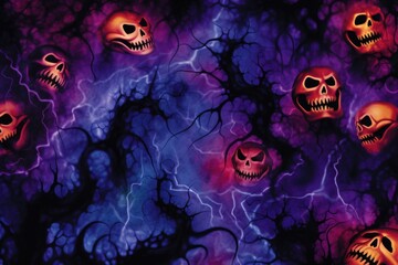 Halloween paint background