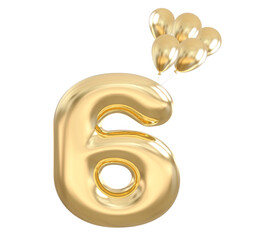 6 th anniversary - gold number anniversary