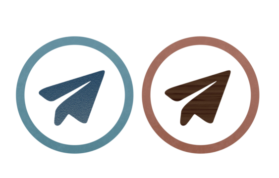 send mail icon symbol with texture