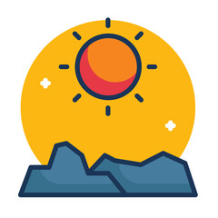 planet of space vector illustration icon