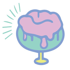 Illustrations about birthday parties