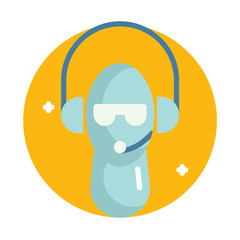 alien of space vector illustration icon