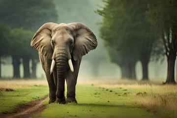 Fototapeta na wymiar elephant wildlife