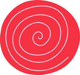 Abstract geometric shape, modern geometric element. Trendy minimalist basic figure,vector graphic design. Pink color.