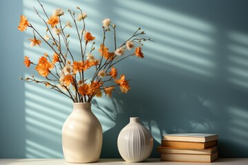 Vibrant yellow flowers in a vase, adding freshness and beauty to any home.