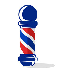 barber pole icon design vector template