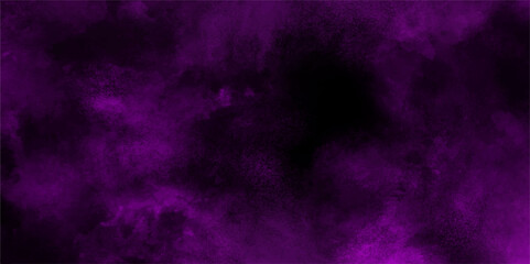 Black and Purple Smoke Background Abstract Colorful Smoke In Dark Background Abstract watercolour night sky background with smoke effect with fog clouds Background .