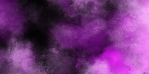 Black and Purple Smoke Background Abstract Colorful Smoke In Dark Background Abstract watercolour night sky background with smoke effect with fog clouds Background ..