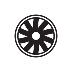 Fototapeta premium rim icon vector