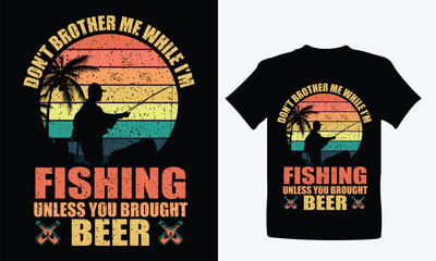 A day without fishing t-shirt design-fishing t-shirt design-fishing design vector
