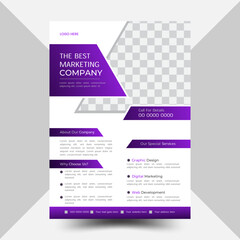 Corporate business flyer template design, Business Flyer, marketing, business proposal, promotion, advertise, publication,  vector design, abstract business flyer, perfect for creative professional