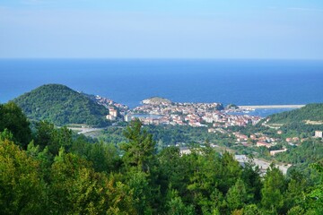 Fototapeta na wymiar View of old town of Amasra in Bartın district of Turkey.