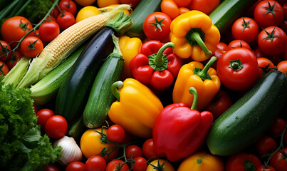 Fototapeta na wymiar vegetables on the market