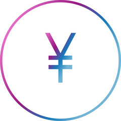 Obraz premium Yuan Symbol