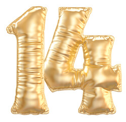 Golden Balloon Number 14