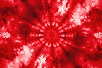 Abstract tie dye red background