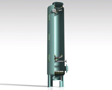 mixed bed design construction 3D illustration