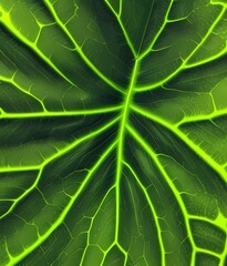 Green leaf texture background