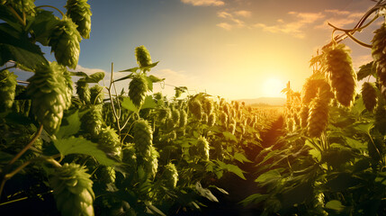 Immerse yourself in the picturesque hop fields with their towering vines and aromatic cones. Photography captures the ripe hop cones, the harvest-ready vines and the excitement of the brewers.