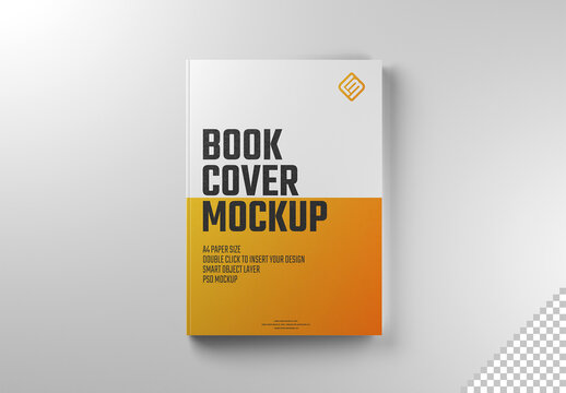 Isolated Book Cover Mockup