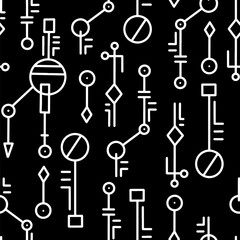  Seamless abstract pattern. Can be printed on any material: package, merch, fabric, home.