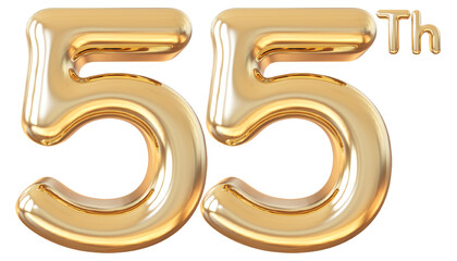 56 th anniversary - gold number anniversary