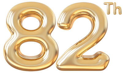 83 rd anniversary - gold number anniversary © Chetra168