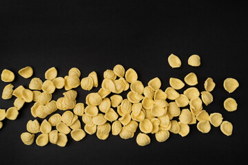 Raw Orecchiette Pasta, Homemade Dry Macaroni, Italian Recchietedde