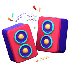 Party Speaker 3D Icon
