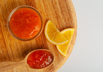 Orange Jam, Apricot Marmalade, Fruit Jelly Fruity Confiture, Yellow Red Syrup, Mango Sauce