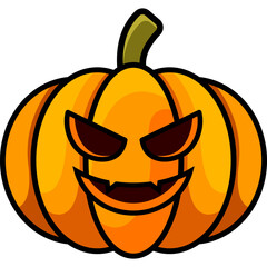 Halloween Pumpkin Illustration
