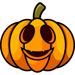 Halloween Pumpkin Illustration