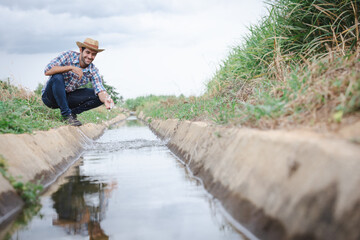 Farmers and water system management in sugarcane fields