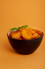 Dry Apricot, Dried Apricots, Healthy Orange Fruits Group, Sweet Organic Dessert Snack, Healthy Diet Food