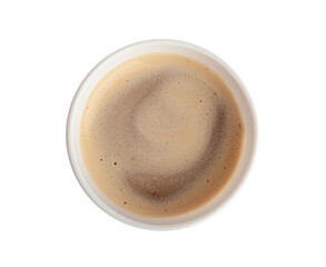 Hot Chocolate Cup, Cacao Mug, Cocoa Beverage, Christmas Drink Glass with Foam, Healthy Breakfast