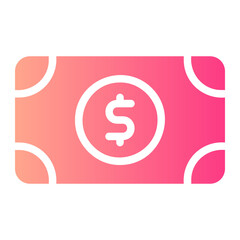 money gradient icon