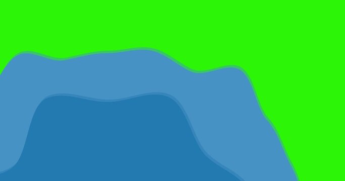 Blue transition animation