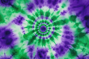 Fototapeta na wymiar Violet Green Tye Dye background. 