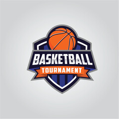 Basketball logo template
