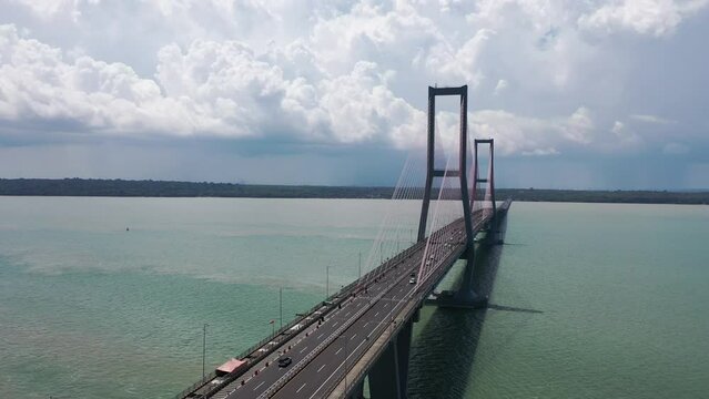 Suramadu Bridge in Surabaya, East Java, Indonesia