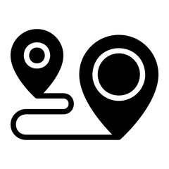 route glyph icon