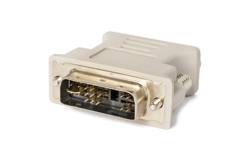 DVI adapter isolated