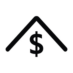 money sign vector bank icon 