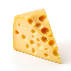 photo of a large piece of cheese with holes
